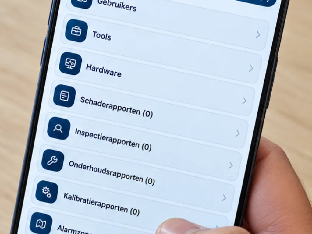 materiaal van een vereniging met QR-labels