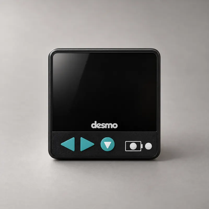 DESMO-scherm met badgelezer